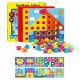  Montessori educational mosaic button puzzle