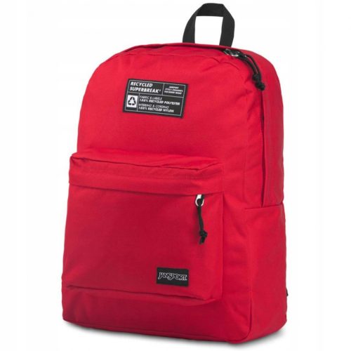 JanSport Recycled Superbreak Red School Backpack
