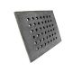 Cast iron grate for the chimney of a fireplace stove, 45x30