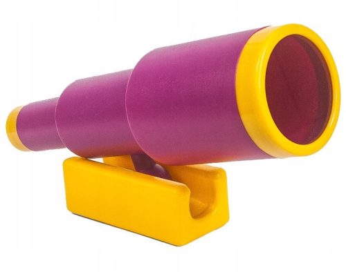 LUX telescope for children on the JF playground, purple-yellow