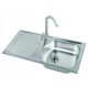 Alveus Basic single-bowl sink, stainless steel