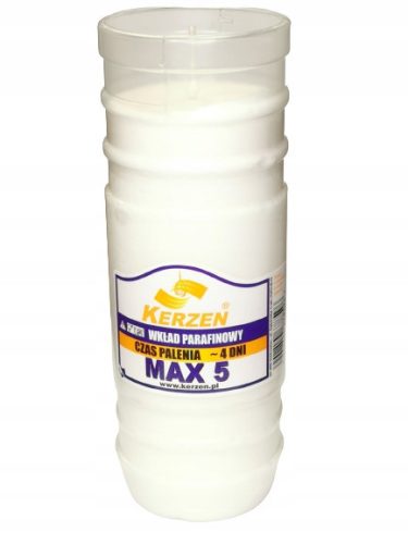  CANDLES MAX 5 candle inserts (24 pieces), running time: 96 hours