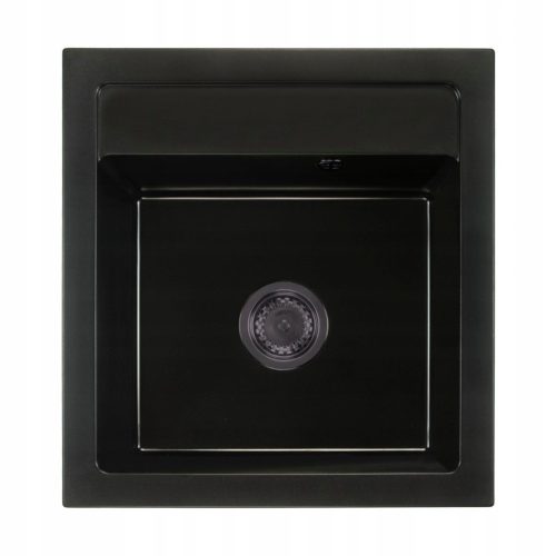 Brado BIG DON single-bowl sink Black Siphon made of black granite