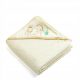  Libra-Babies Hooded Blanket 95 x 95 cm White
