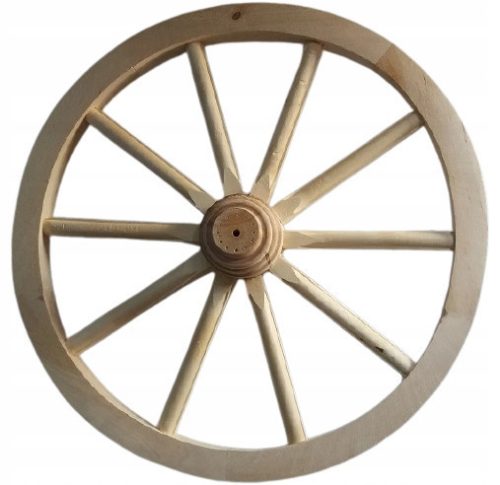  WOODEN WHEEL 70 CM DECORATION