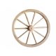  WOODEN WHEEL, DECORATION, DIAMETER 60 CM