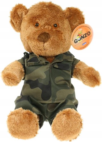  Military Soldier Teddy Bear Mascot - 33cm