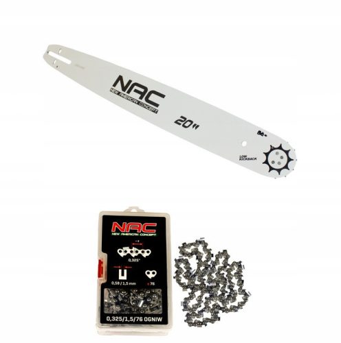 SAW GUIDE 20" NAC + ORIGINAL CHAIN