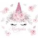  Wall stickers for girls with unicorn names