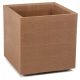  Lamela flowerpot, 39 cm x 40 x 39.4 cm, diameter 39 cm, plastic in brown and beige tones