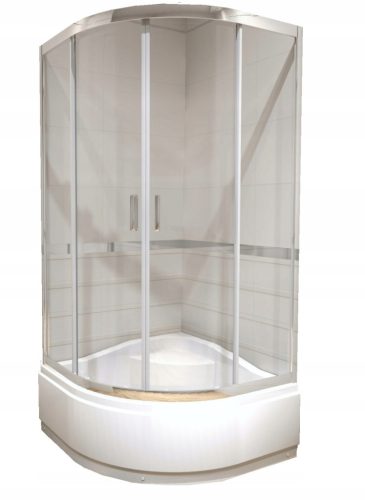 Sanplast KP4/TX4b-90-S sbW0 shower cubicle with sliding doors 90 x 90 cm