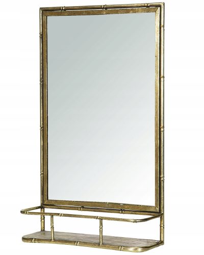 Bathroom mirror Skandi.pl Wall mirror, rectangular, metal frame, 330 x 580 mm