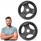  Cast iron weights 2x 2.5kg gym fitness weight handlebar 2in1 set