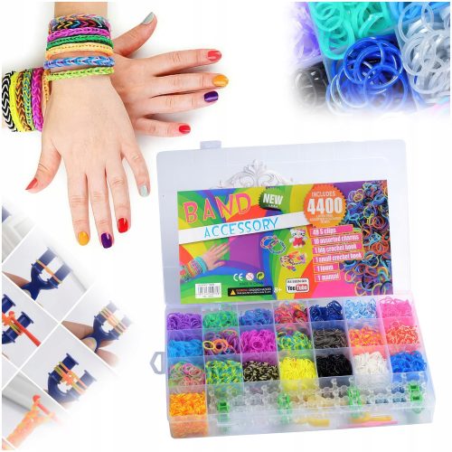  RUBBER FOR MAKING BRACELETS MEGA LARGE CREATIVE SET FOR GIRLS