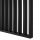 Slatted wall - ready-made set - 51 cm - matt black