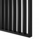 Slatted wall - ready-made set - 51 cm - matt black