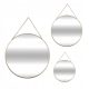  Atmosphera wall mirror, circle, metal frame, 290 x 290 mm