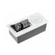 Prise, plateau de table USB GTV blanc