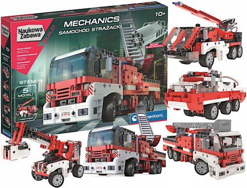  Clementoni Mechanics Fire Engine Construction Kit 540 Pieces