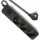 Strip extension cable 1.5 m, 3 pcs. sockets, black