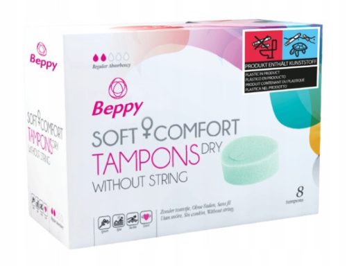  Tampons without string Beppy Dry Tampons BP002A 8 pcs.