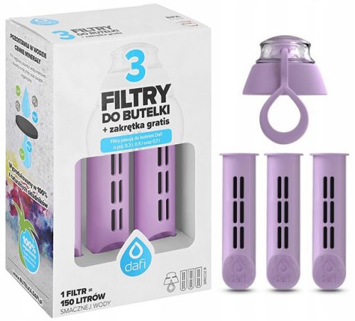  DAFI bottle filter (3 pcs.) + JAGODA cap