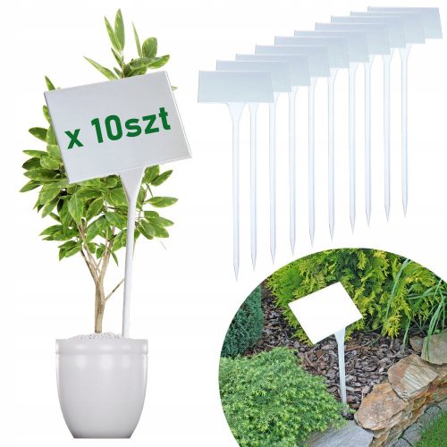 Labels and signs for potted and houseplants Rolmarket plant signs white 20x60 cm 10 pcs.