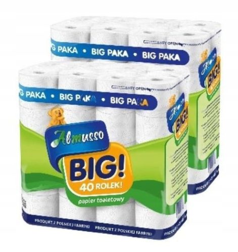 Toilet paper Almusso unscented toilet paper 40 pcs.