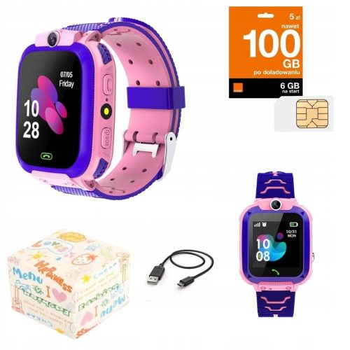  ZeeTech GPS Tracking Smartwatch, Pink