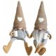  A pair of gnomes drinking coffee, beige gray gnomes S1