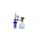 Medical oxygen set, 2-liter bottle with reducer