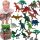  LARGE DINOSAUR FIGURES TYRANOSAURUS SPINOSAURUS SET OF 10 ACCESSORIES