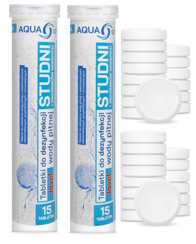 Pond water care AQUA shock fountain treatment tablets, 15 pieces