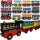  3 x wooden railway train 12-piece POLISH WAGONS