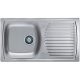 Alveus Basic 170 single-bowl sink, stainless steel