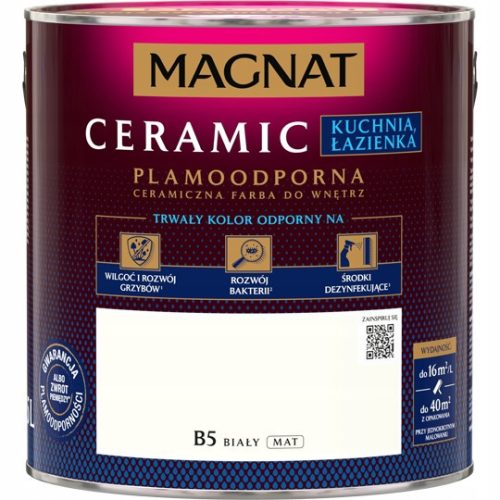 Magnat Ceramic Wall Paint 5 l pure white B5 matt