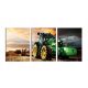 Pictures on the wall 3x WALL PICTURE John Deere Tractor 50x70