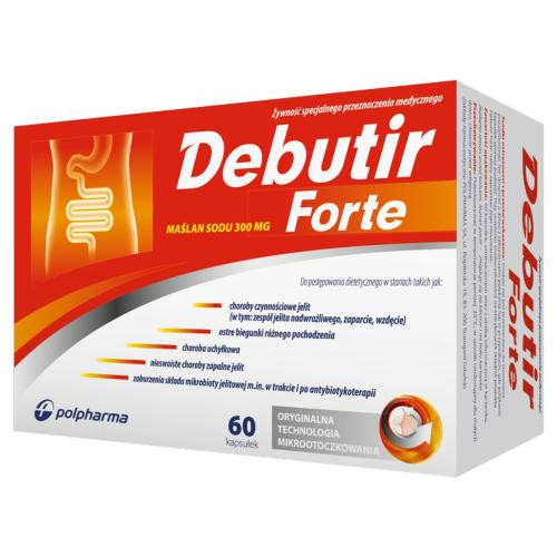  DEBUTIR FORTE irritable bowel syndrome 60 caps.