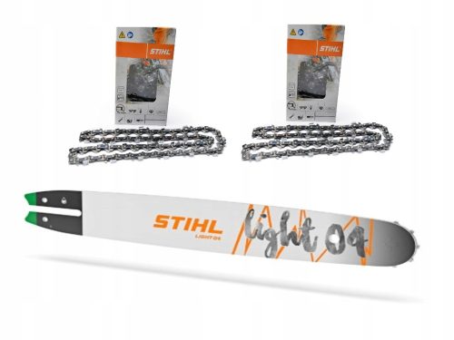 Guide bar + chain set GUIDE BARREL + 2 CHAINS 35 cm 3/8 1.3 ORIGINAL STIHL 017 018 023 025 MS1230