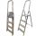 Bayer system ladder 0.78 m aluminum 1 x 4 up to 150 kg