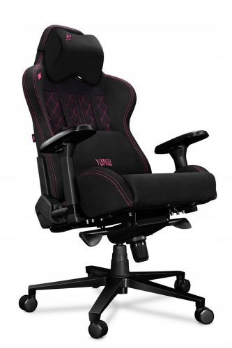  Yumisu 2050 Gaming Chair, Black Fabric