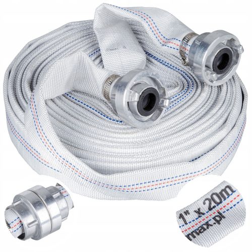  Fire hose 1" 20M FOR quick connection pumps