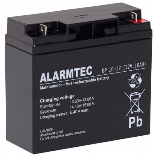 BATTERY ALARMTEC BP 18 Ah 12 V 18-12