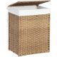 Laundry baskets and containers Songmics 90l freestanding laundry basket, natural