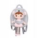  Metoo Backpack with Removable Plush Toy – Pink Rabbit for a Girl