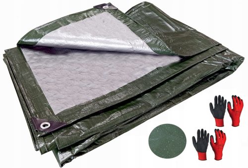 Thick, waterproof and frost-resistant tarpaulin 130 g/m² 12 x 10 m