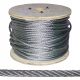 50m rope steel rope 8mm 6x19+FC, galvanized