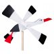  WINDMILL DEFLECTOR GARDEN BIRD STORK FOR THE GARDEN