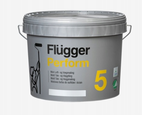 Flügger Acrylic Wall Paint 9.1 l Matt White