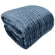 SOFT BLANKET PLUG SLEEVE FOR A CONTRAST polyester blanket 200 cm x 150 cm in shades of blue